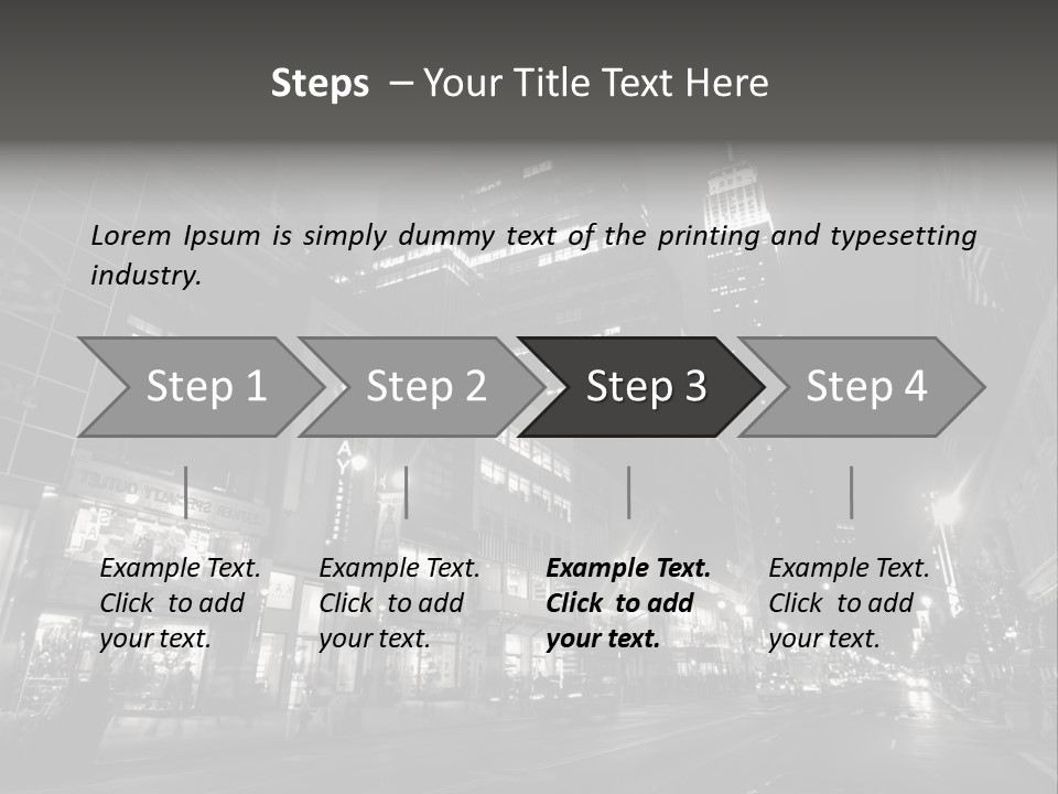 Urban Usa Bridge PowerPoint Template