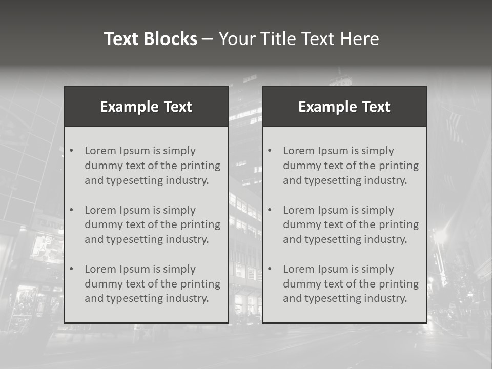 Urban Usa Bridge PowerPoint Template