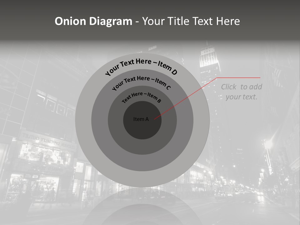 Urban Usa Bridge PowerPoint Template