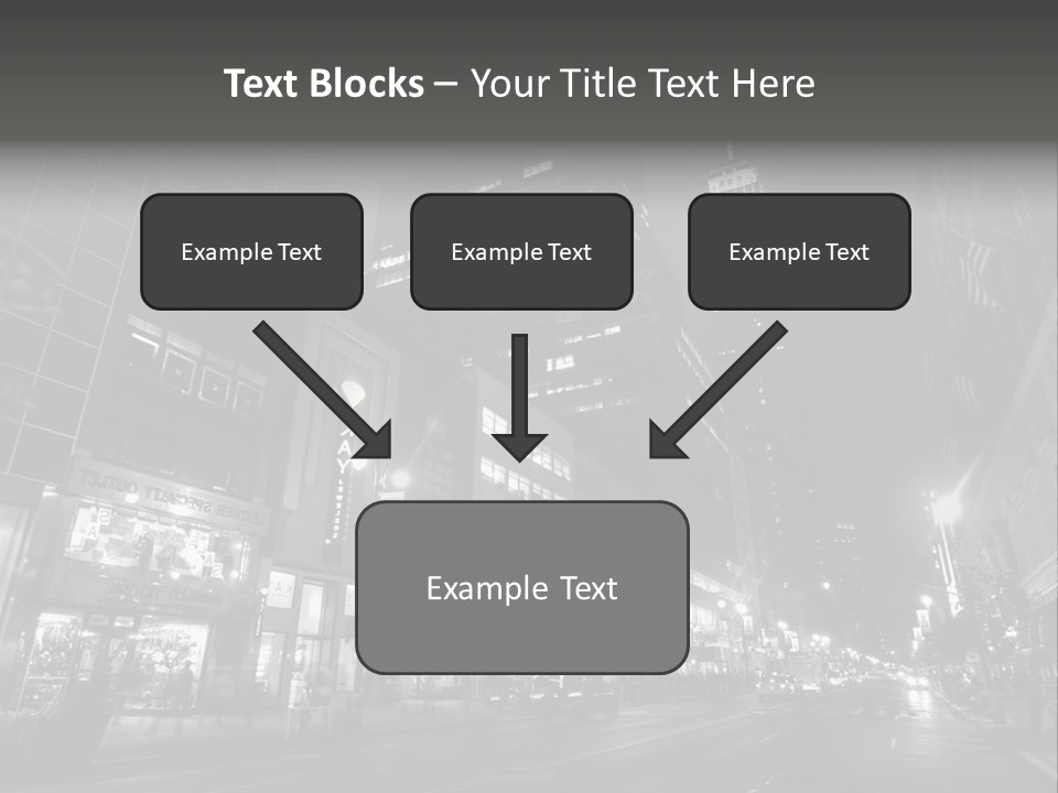 Urban Usa Bridge PowerPoint Template