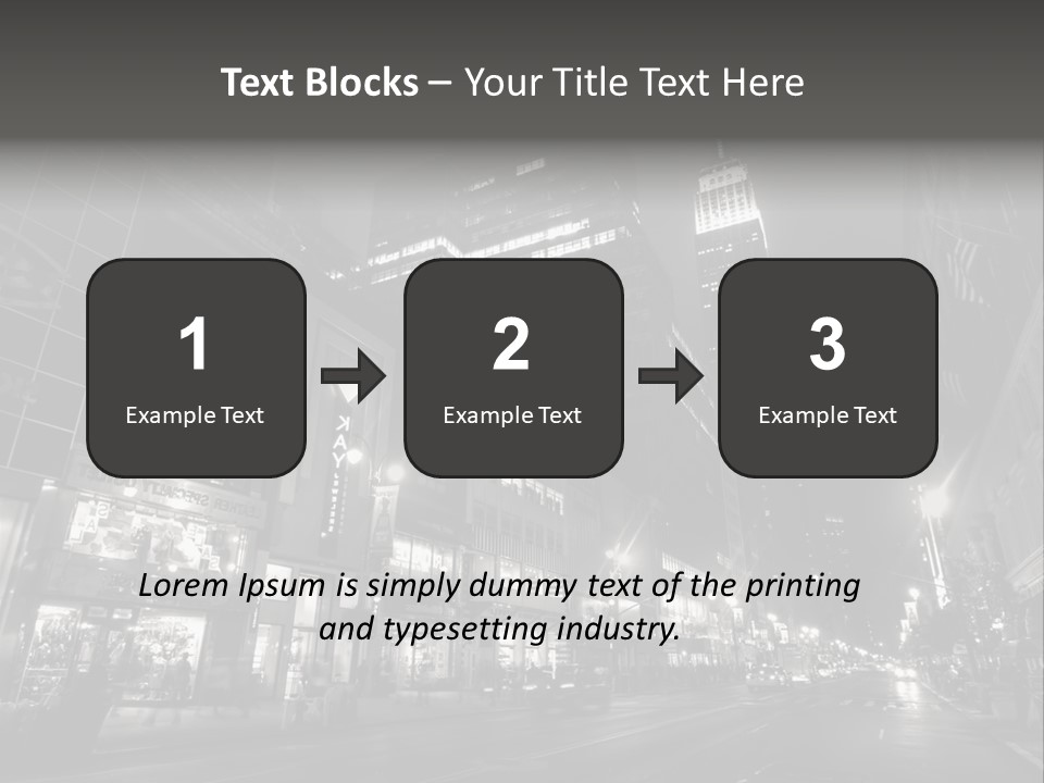 Urban Usa Bridge PowerPoint Template