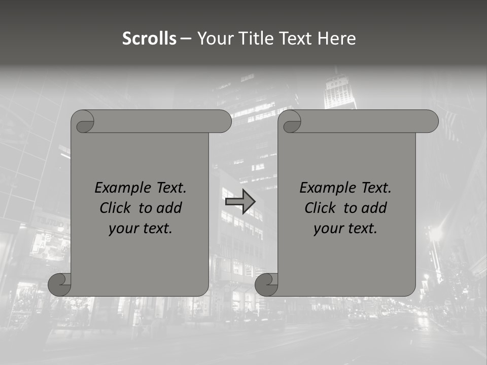 Urban Usa Bridge PowerPoint Template