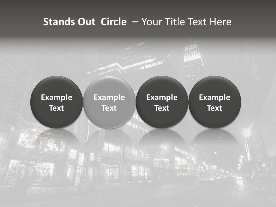 Urban Usa Bridge PowerPoint Template