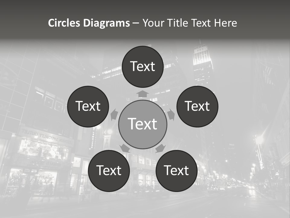 Urban Usa Bridge PowerPoint Template