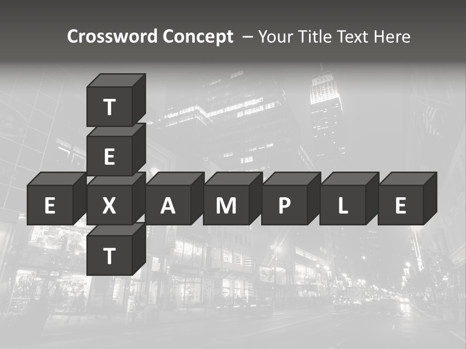 Urban Usa Bridge PowerPoint Template