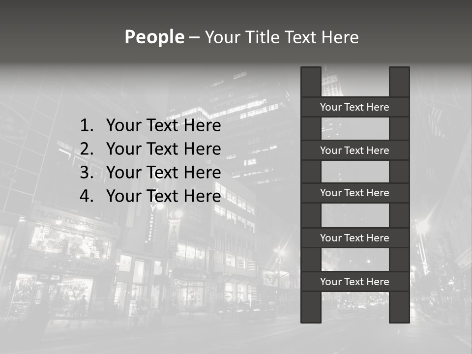 Urban Usa Bridge PowerPoint Template