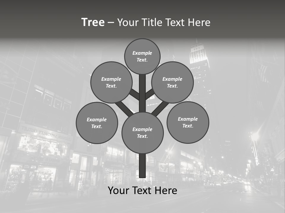 Urban Usa Bridge PowerPoint Template