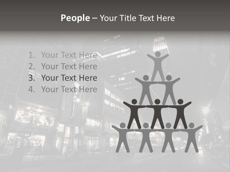 Urban Usa Bridge PowerPoint Template