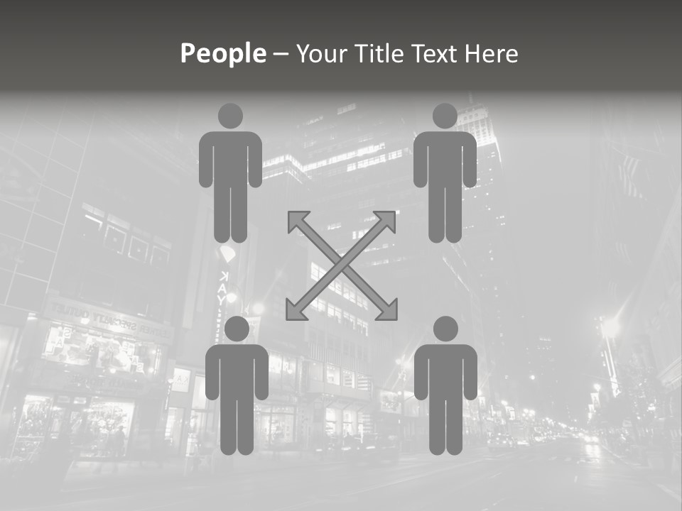 Urban Usa Bridge PowerPoint Template