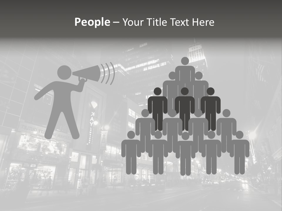 Urban Usa Bridge PowerPoint Template