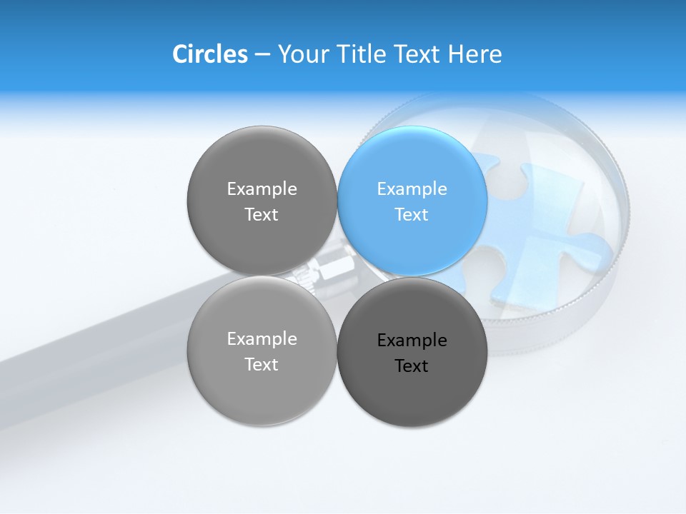 Teamwork Puzzling Looking PowerPoint Template