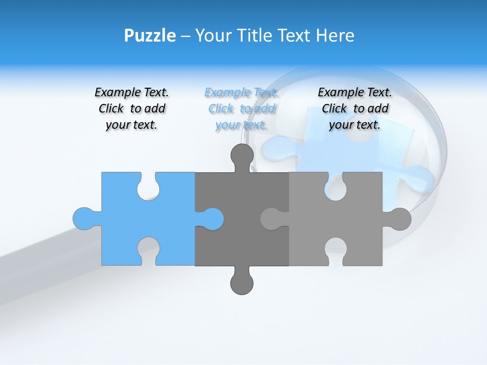 Teamwork Puzzling Looking PowerPoint Template
