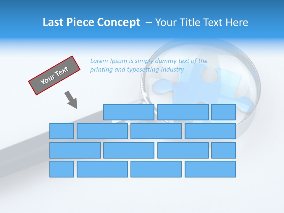 Teamwork Puzzling Looking PowerPoint Template