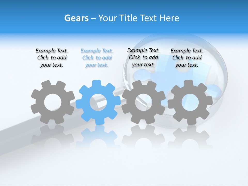 Teamwork Puzzling Looking PowerPoint Template