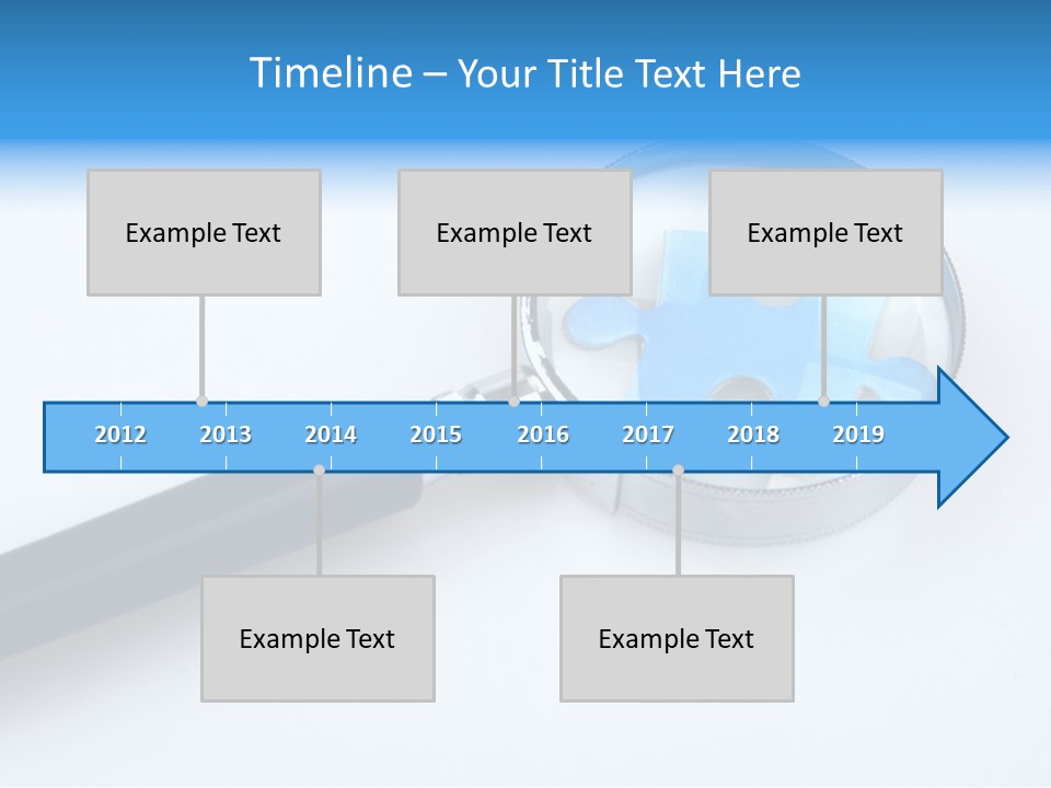 Teamwork Puzzling Looking PowerPoint Template