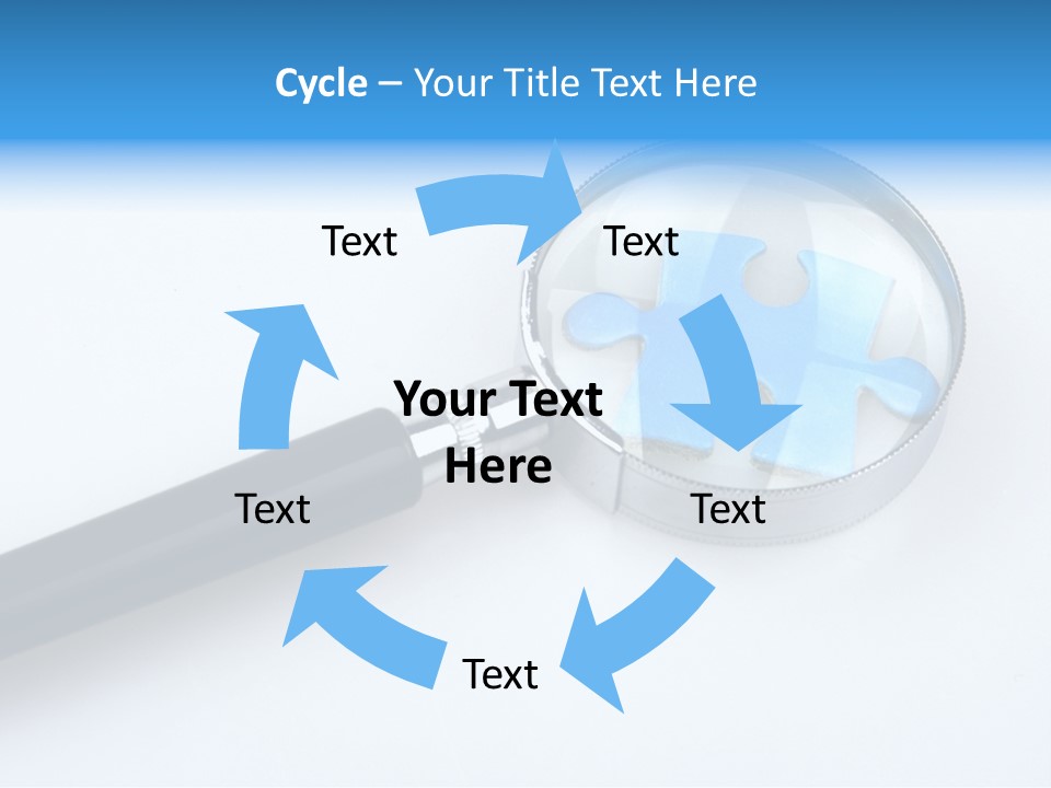 Teamwork Puzzling Looking PowerPoint Template