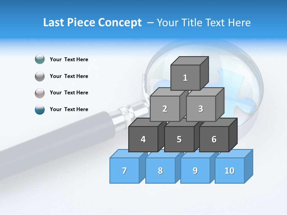Teamwork Puzzling Looking PowerPoint Template