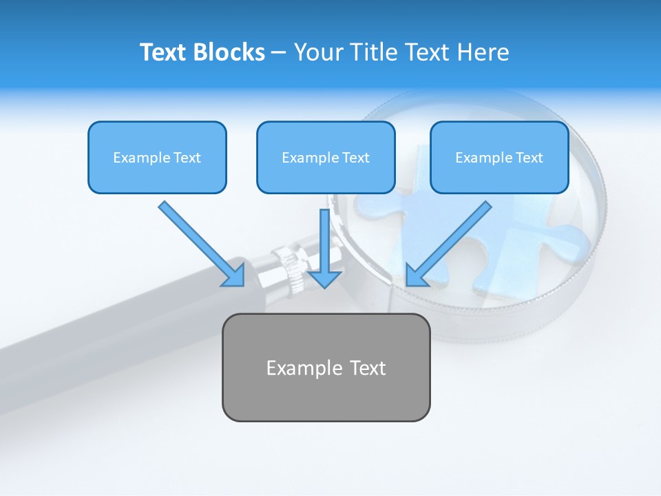 Teamwork Puzzling Looking PowerPoint Template