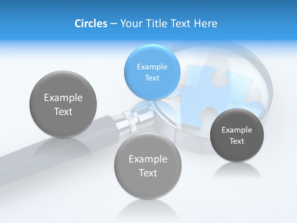 Teamwork Puzzling Looking PowerPoint Template