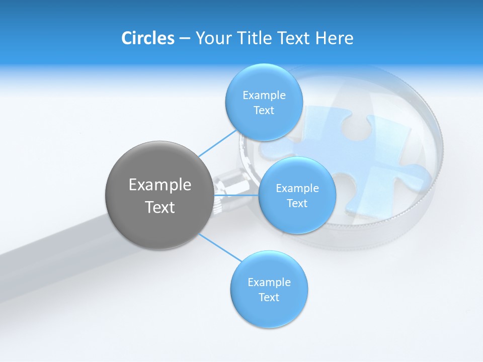 Teamwork Puzzling Looking PowerPoint Template