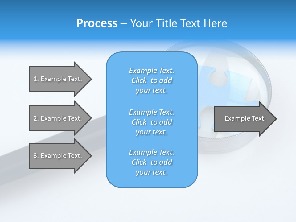 Teamwork Puzzling Looking PowerPoint Template
