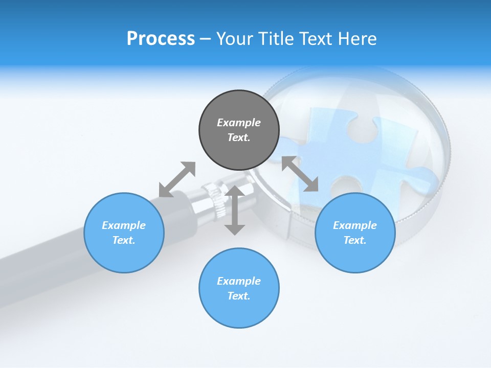 Teamwork Puzzling Looking PowerPoint Template