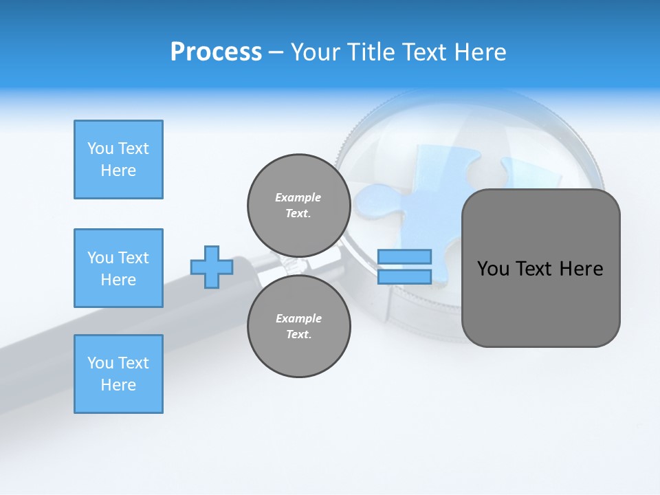 Teamwork Puzzling Looking PowerPoint Template