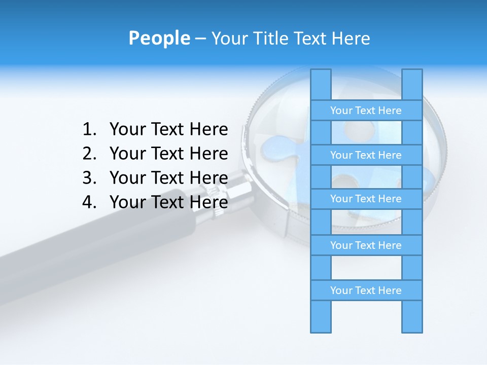 Teamwork Puzzling Looking PowerPoint Template