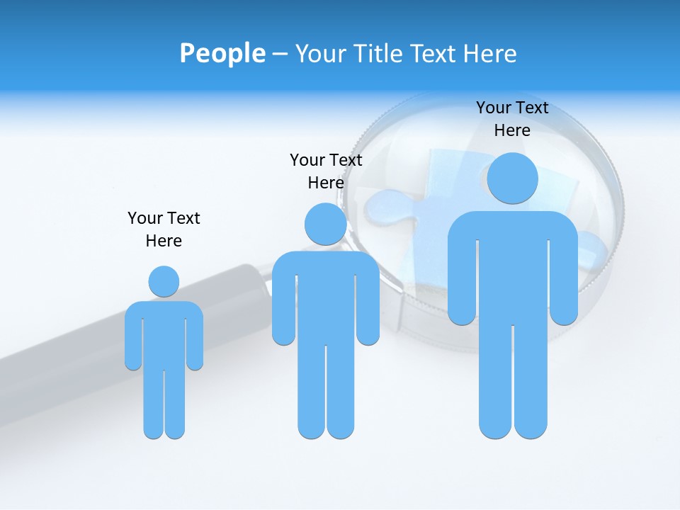Teamwork Puzzling Looking PowerPoint Template