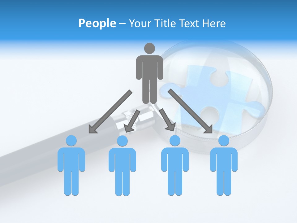 Teamwork Puzzling Looking PowerPoint Template