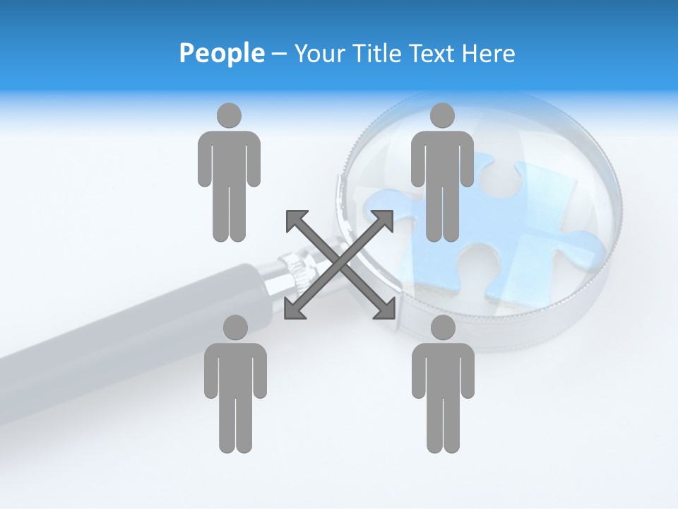 Teamwork Puzzling Looking PowerPoint Template