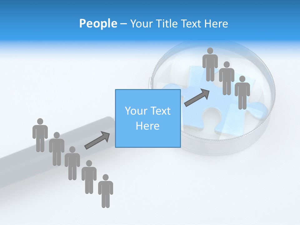 Teamwork Puzzling Looking PowerPoint Template