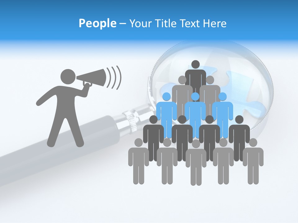 Teamwork Puzzling Looking PowerPoint Template