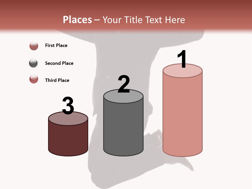 White Victory Success PowerPoint Template