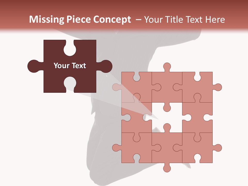 White Victory Success PowerPoint Template