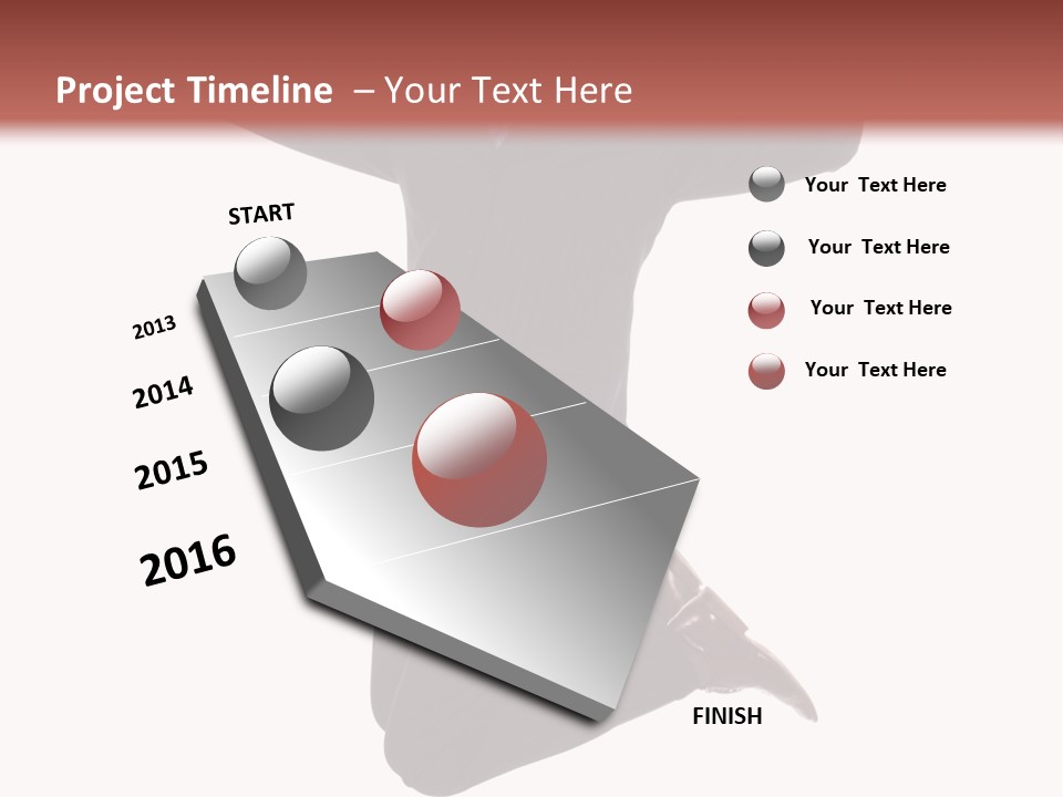 White Victory Success PowerPoint Template