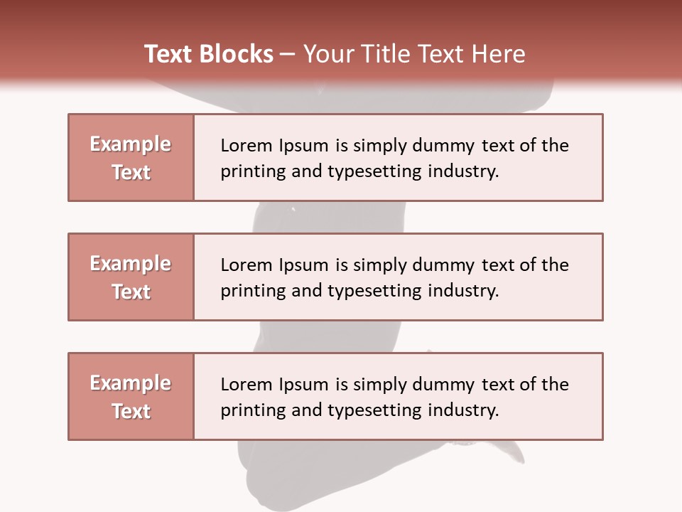 White Victory Success PowerPoint Template