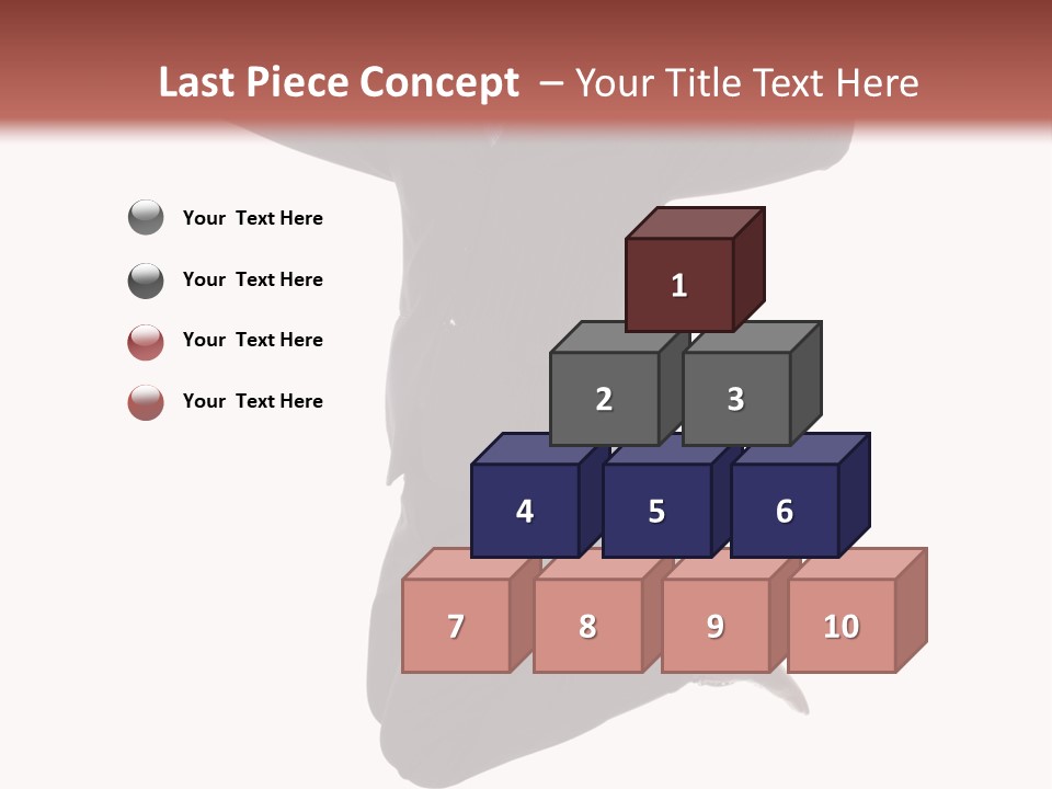 White Victory Success PowerPoint Template