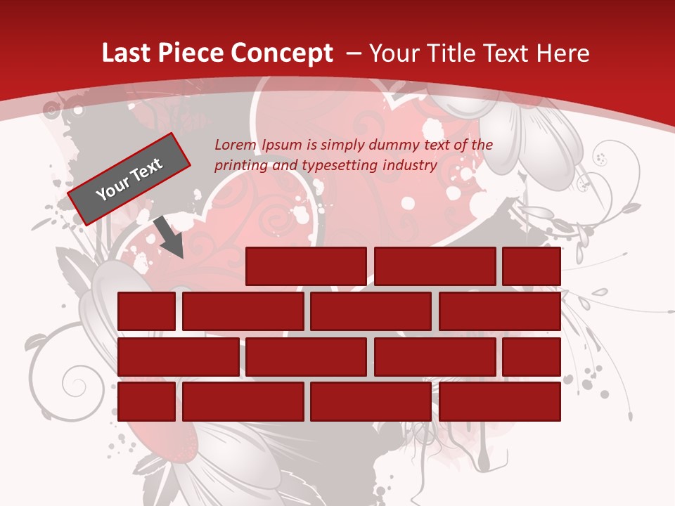 Grungy Petals Drip PowerPoint Template