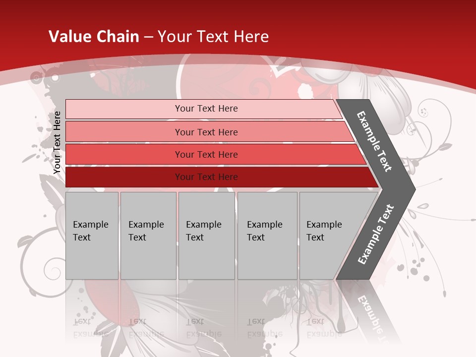 Grungy Petals Drip PowerPoint Template