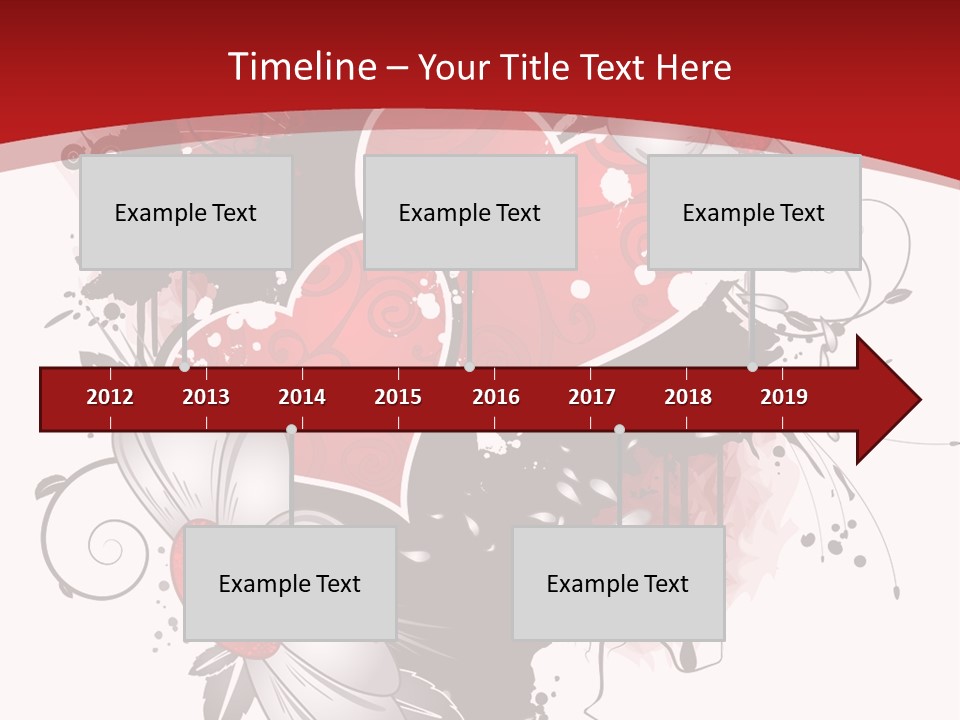 Grungy Petals Drip PowerPoint Template