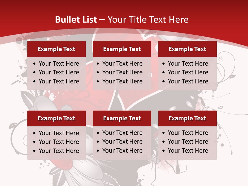 Grungy Petals Drip PowerPoint Template