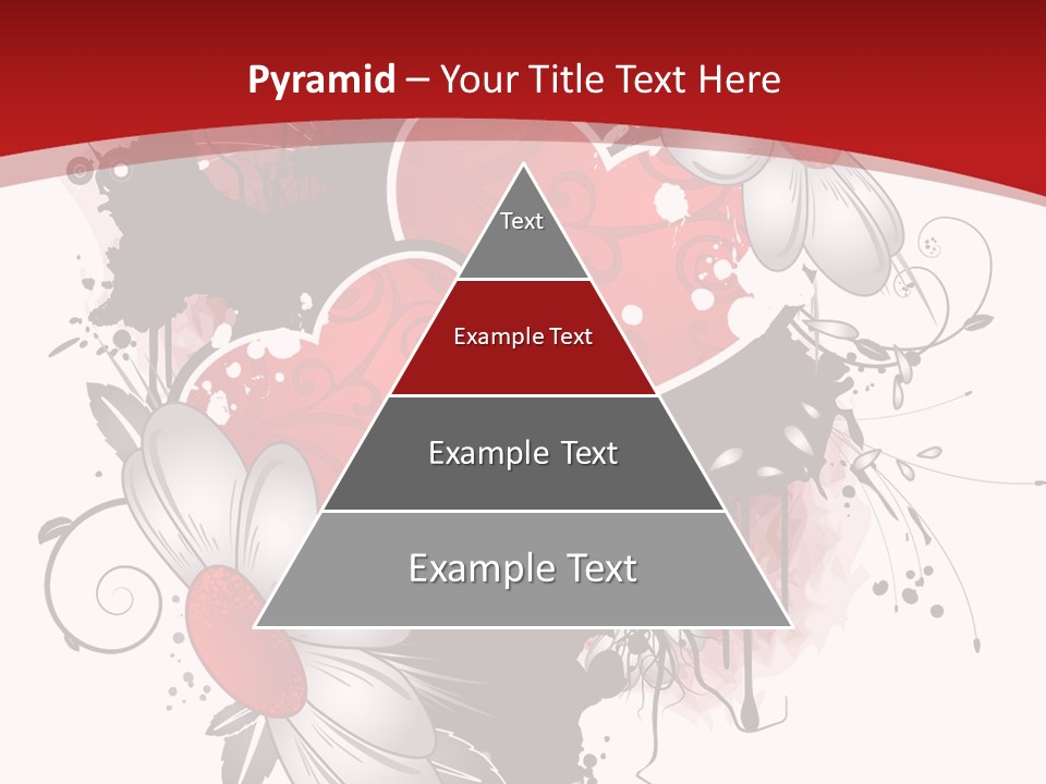 Grungy Petals Drip PowerPoint Template