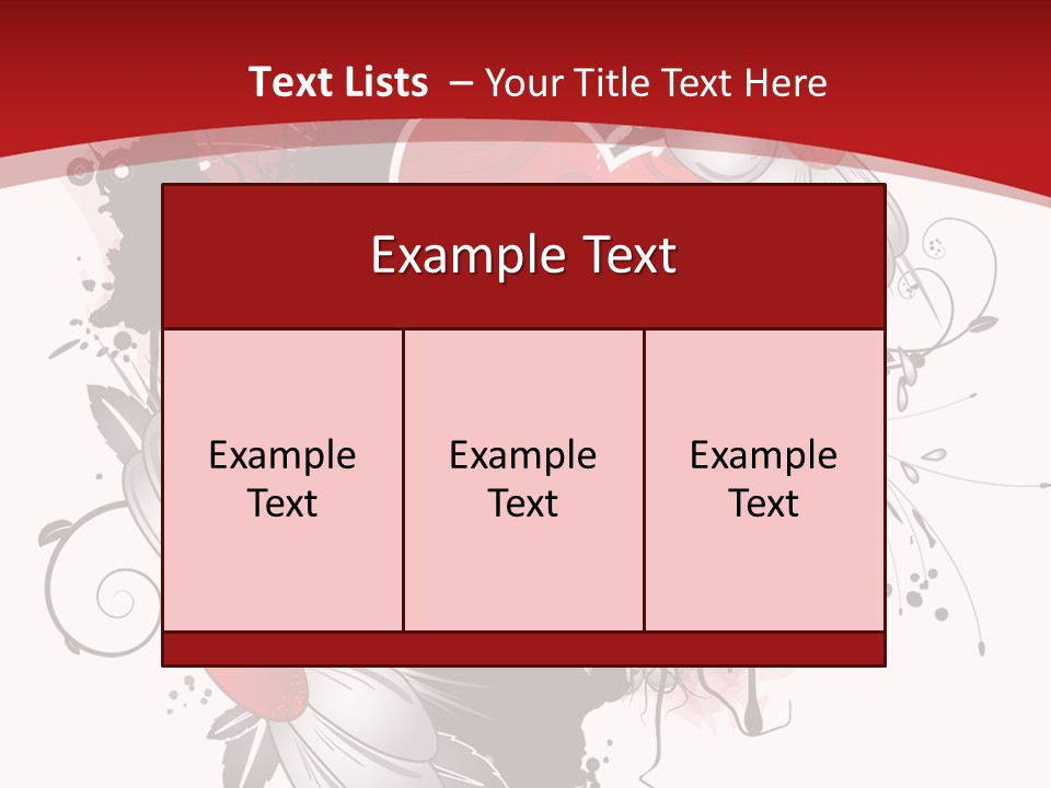 Grungy Petals Drip PowerPoint Template