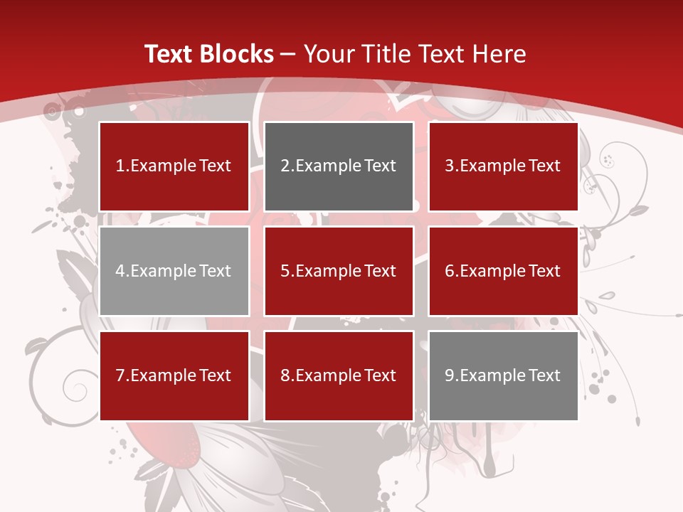 Grungy Petals Drip PowerPoint Template