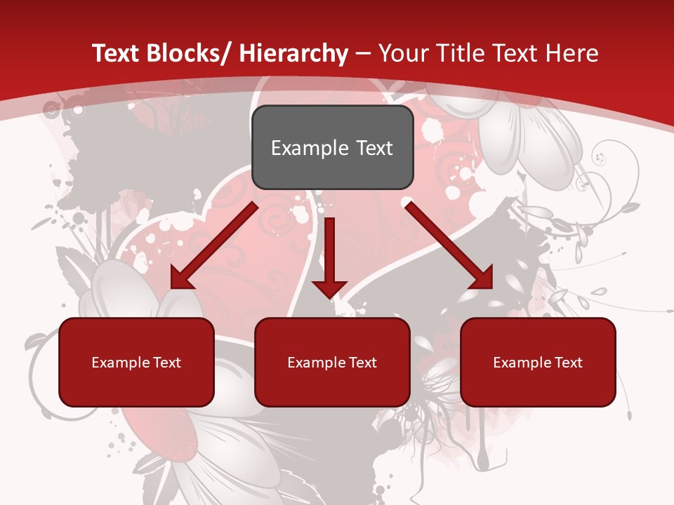 Grungy Petals Drip PowerPoint Template