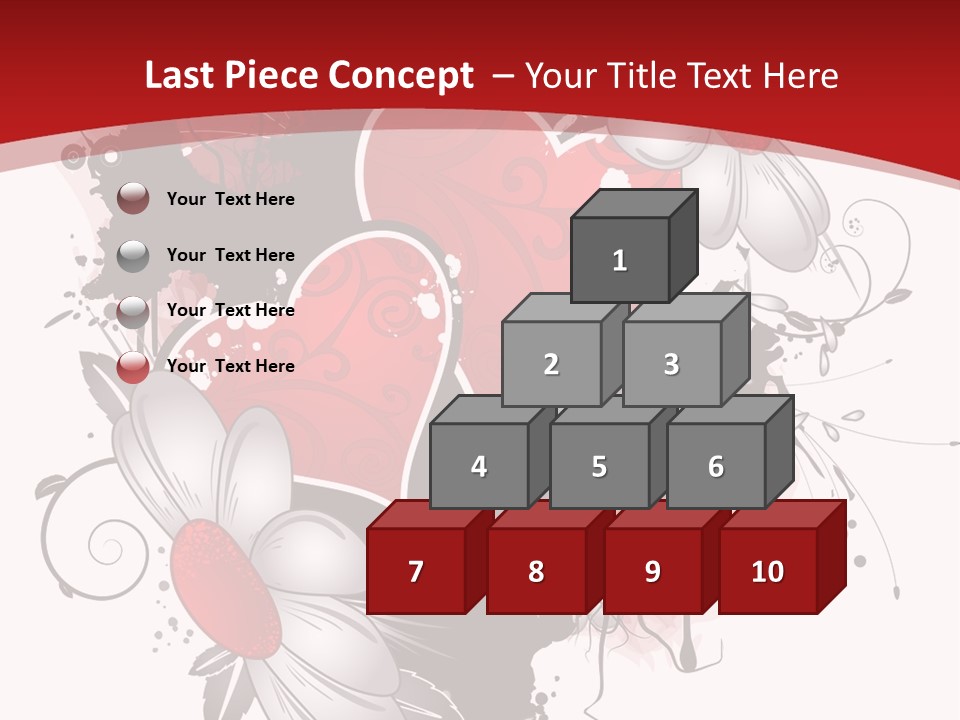 Grungy Petals Drip PowerPoint Template