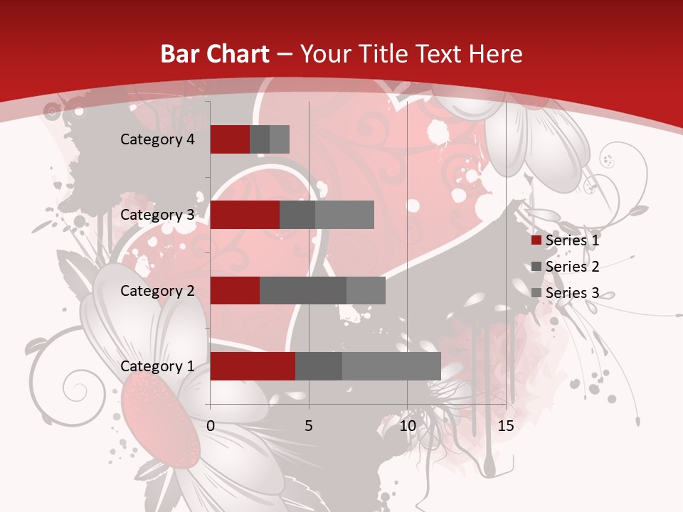 Grungy Petals Drip PowerPoint Template