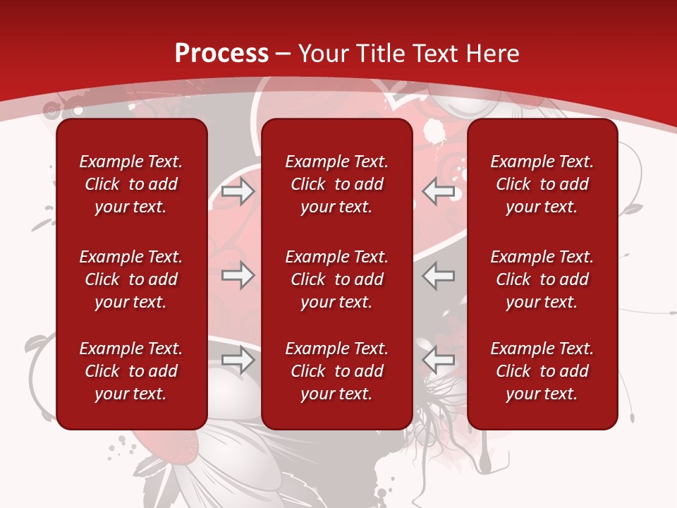 Grungy Petals Drip PowerPoint Template