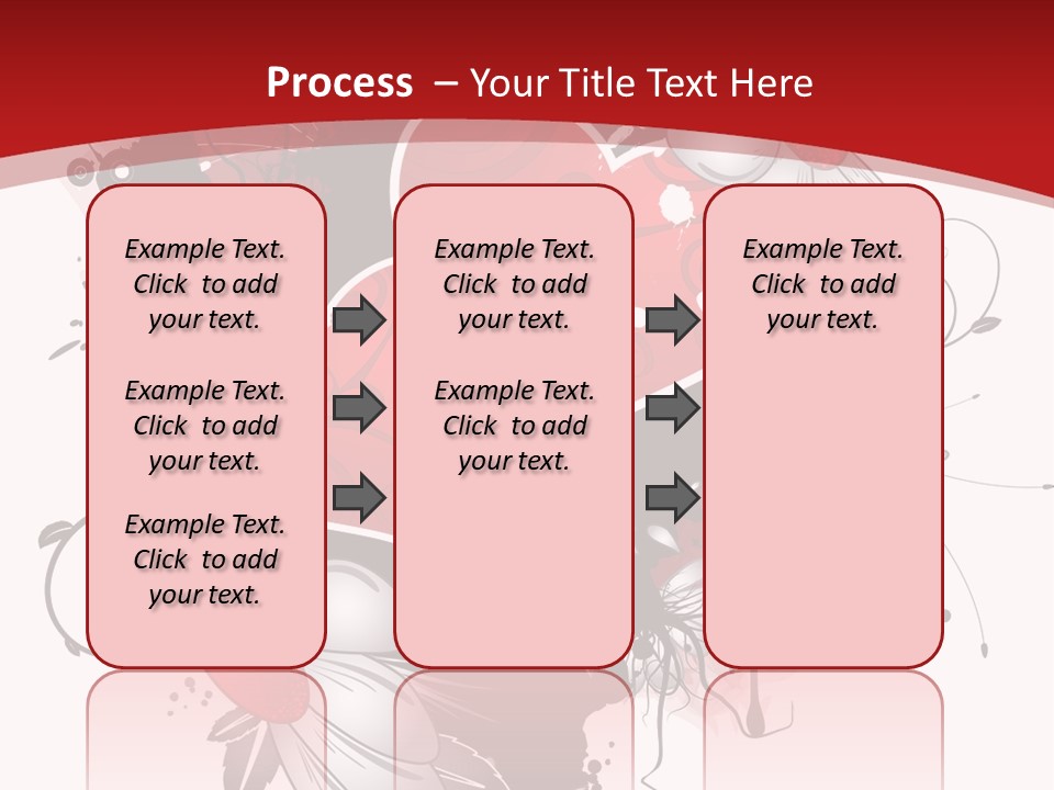 Grungy Petals Drip PowerPoint Template